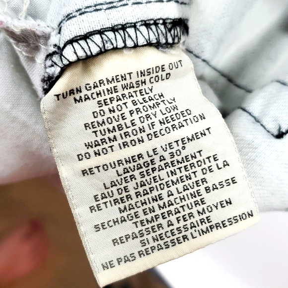 Denim and Supply Ralph Lauren Black Creme Zebra Skinny Jeans 27 NWOT - Picture 15 of 16